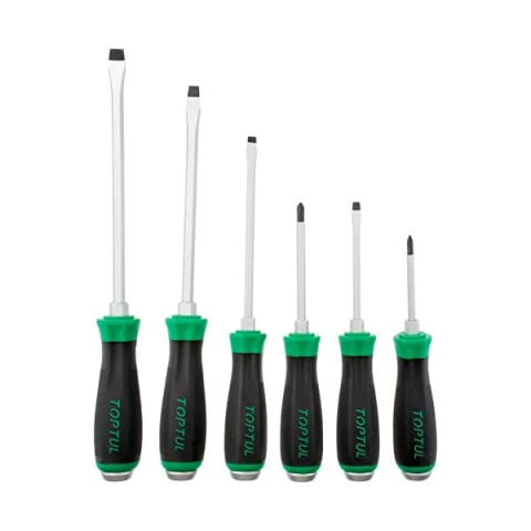مجموعه پیچ گوشتی ضربه ای ۶ عددی تاپ تول مدل GAAE0605